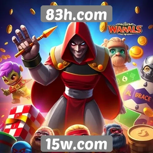 Análise da variedade de jogos disponíveis em 83h.com